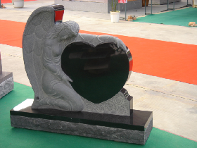 Angel Granite Memorial Stone 008