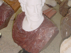 Greek Male Marble Bust