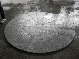 Stone Concrete Circle Patio Paving Set