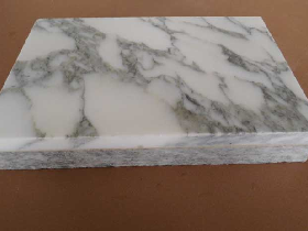 3mm Arabescato marble laminated ceramic tile