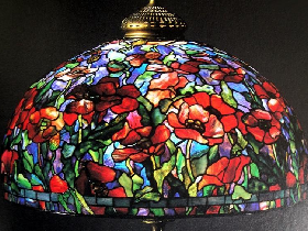 STAINED GLASS MOSAIC LAMP 0011