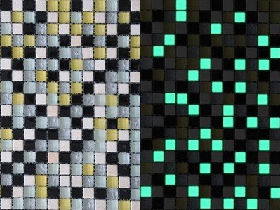 Photoluminescent Mosaic Tile 008