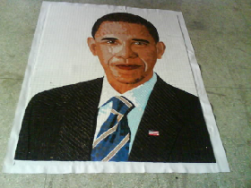 Barack Obama Art Mosaic