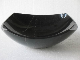 Black Marquina Marble Sink