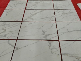 White Marble Ceramic Laminated Tiles