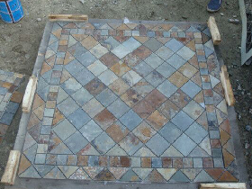 Custom Slate Mosaic Pattern