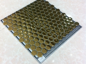 Metallic Mosaic Tiles 046