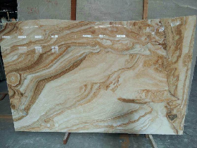 Gold Oak Marble Slab