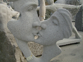 Stone Abstract Sculpture for Garden Decoration