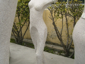 Granite Abstract Statue