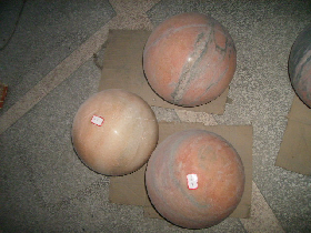 Red Marble Polished Ball