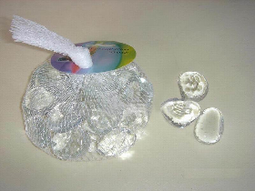 Transparent Glass Pebble