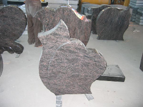 Granite Cementery Gravestone 002