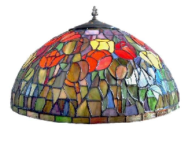 STAINED GLASS MOSAIC LAMP 0005