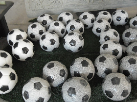 Granite Football for Garden Decoration