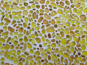 Yellow Glass Granule for Landscape Decoration