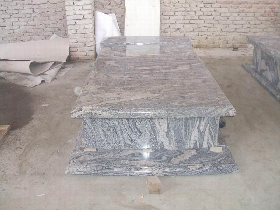 Poland Granite Tombstone 023