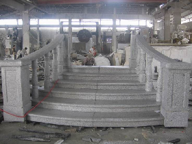 Granite Stairs and Balustrades Set