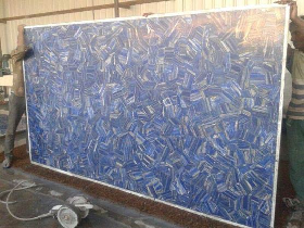 Lapis Blue Mosaic Panel