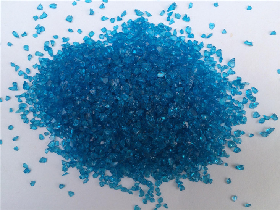 Blue Glass Chips