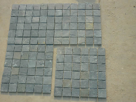 Green Slate Mosaic Wall Tile