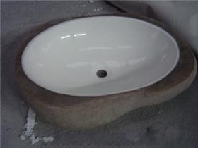 Cobble Stone Sink