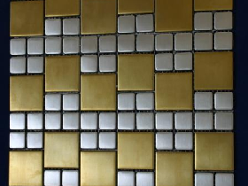 Metal Mosaic Decorative Accent Tile 001