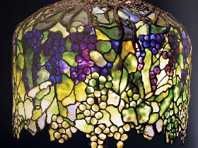 STAINED GLASS MOSAIC LAMP 0001