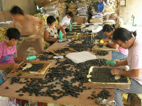 Black Pebble Mosaic Production