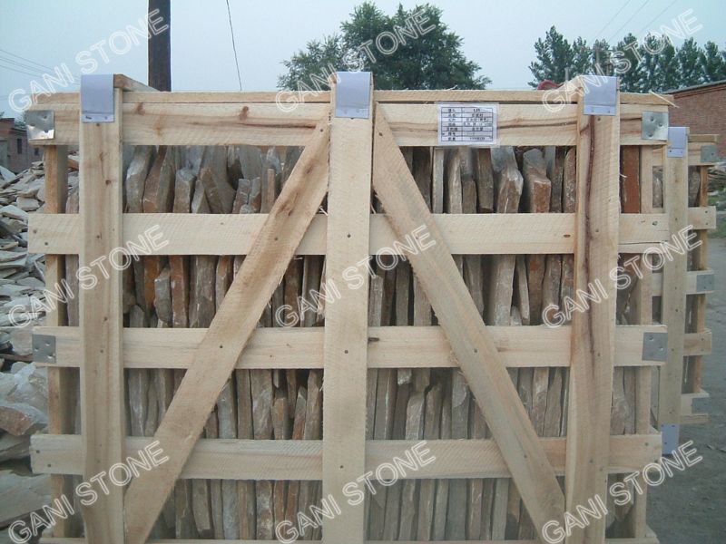Slate Paving Mat Crazy Paving Slab Crate Packing