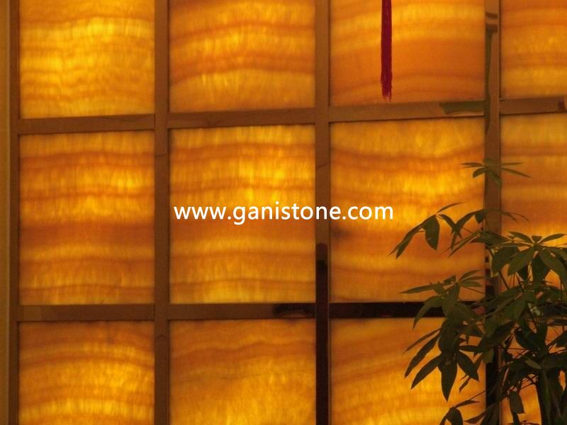 Translucent Honey Onyx Backdrop