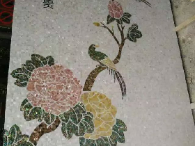 Mother of Pearl Shell Mosaic Murals
