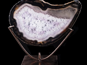 Agate Decor on Stand