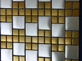 Metal Mosaic Decorative Accent Tile 002