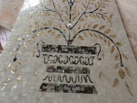 Lucky Tree in MOP shell Mosaic
