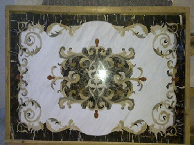exquisite elevator marble flooring design