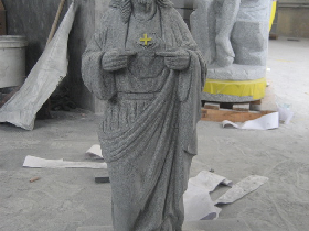 Jesus Christ Granite Carving
