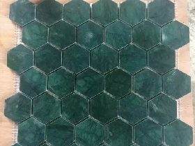 Greem Marble Hexagonal Mosaic