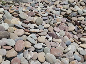 natural river stones