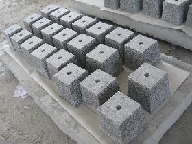 Grey Granite Base for Promotional Flags