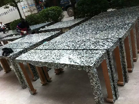Mother of Pearl Shell Mosaic Table