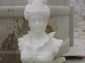 Busts handcarved in Marble