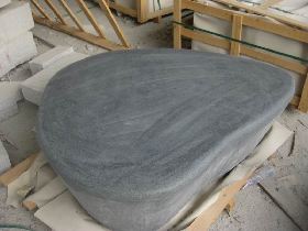 Curve Granite Stool Chair