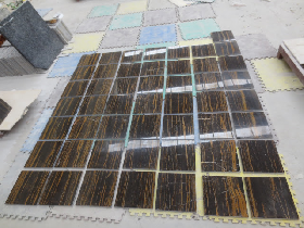 Roman Portoro Marble Flooring Layout