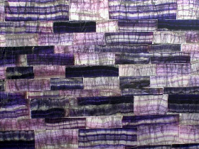 Illuminating Purple Fluorite Tile