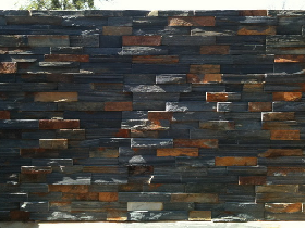 Rust Slate Rough Stacked Stone