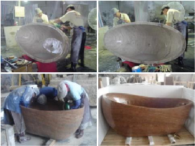 Stone Bathtub Directly from China Manufacturer