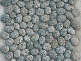 Flat River Pebble Stone Mosaic