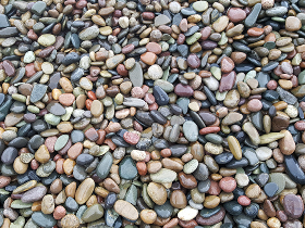 Oval Natural River Pebbles