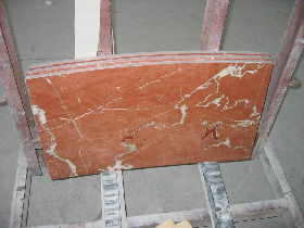 Rojo Alicante Marble Curved Panel
